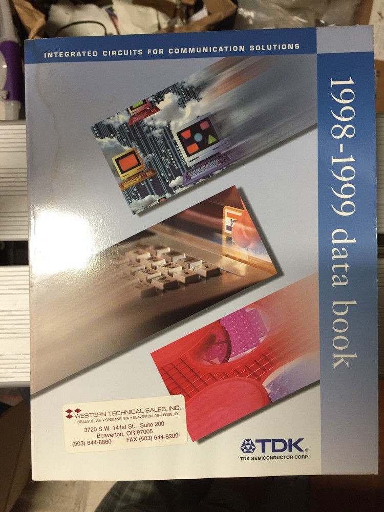 Data Book = TDK Integrated Circuits for Communication Solutions 1998/1999 =