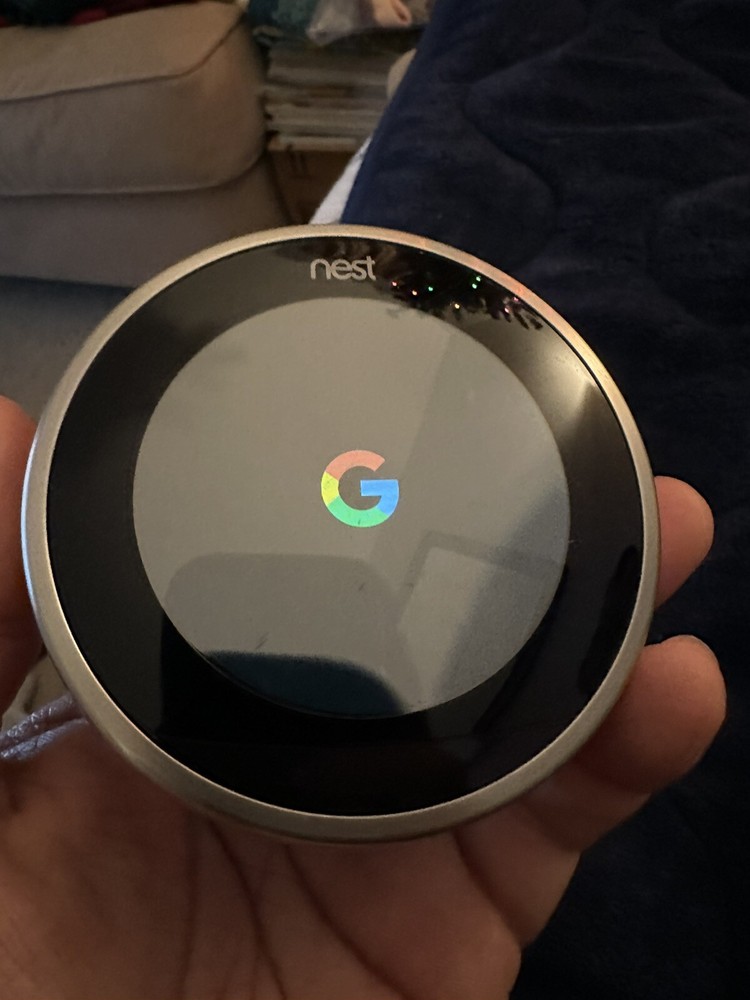 Google Nest Stainless Smart Learning Thermostat A0013