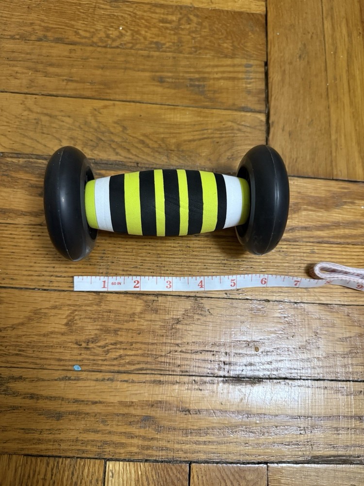 TriggerPoint Hollow Design Foam Roller Black Yellow White 6 in