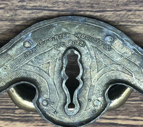 Vintage Brass Drop Bail Handle Drawer Pull 5 5/8" #039