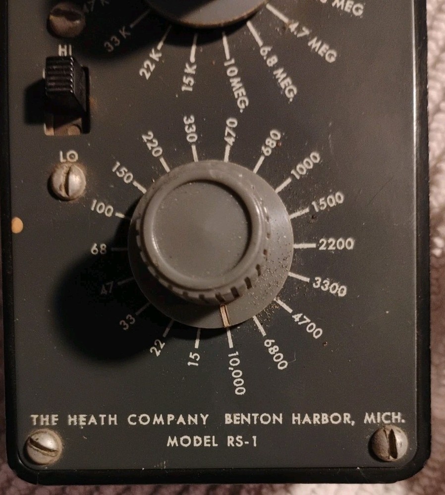 Heathkit Model RS-1 Resistance Substitution Box - Untested