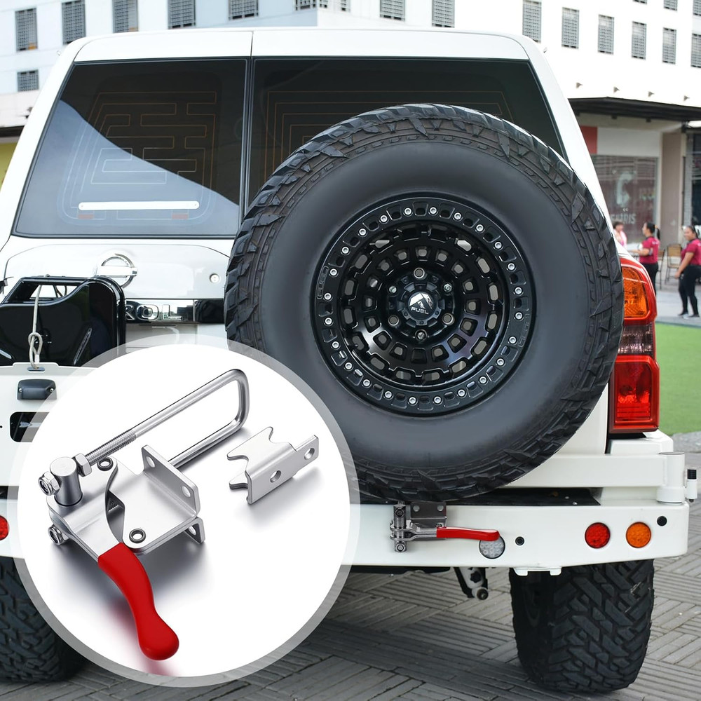 Canchiing Tire Carrier Hinge Kit Include Necessary Latch, Slewing Bearing,...