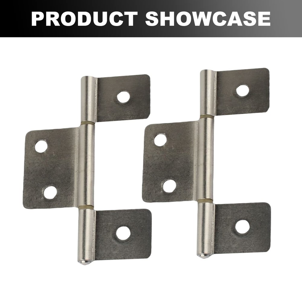 Screw Man Three Leaf Non-Mortised Hinge for Mobile Home & RV Interior Sliver