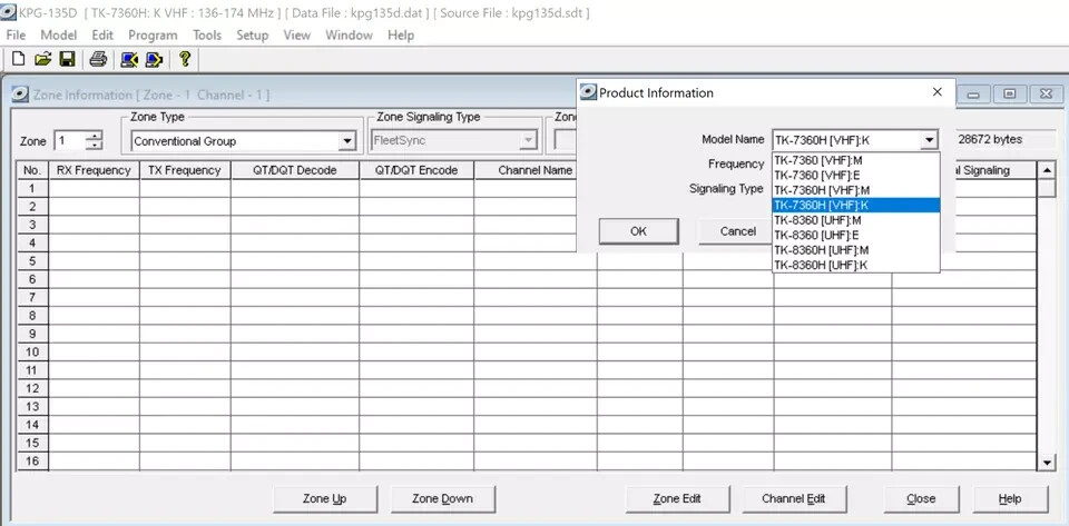 Kenwood TK-7360 TK-8360 KPG-135D Programming Software CD