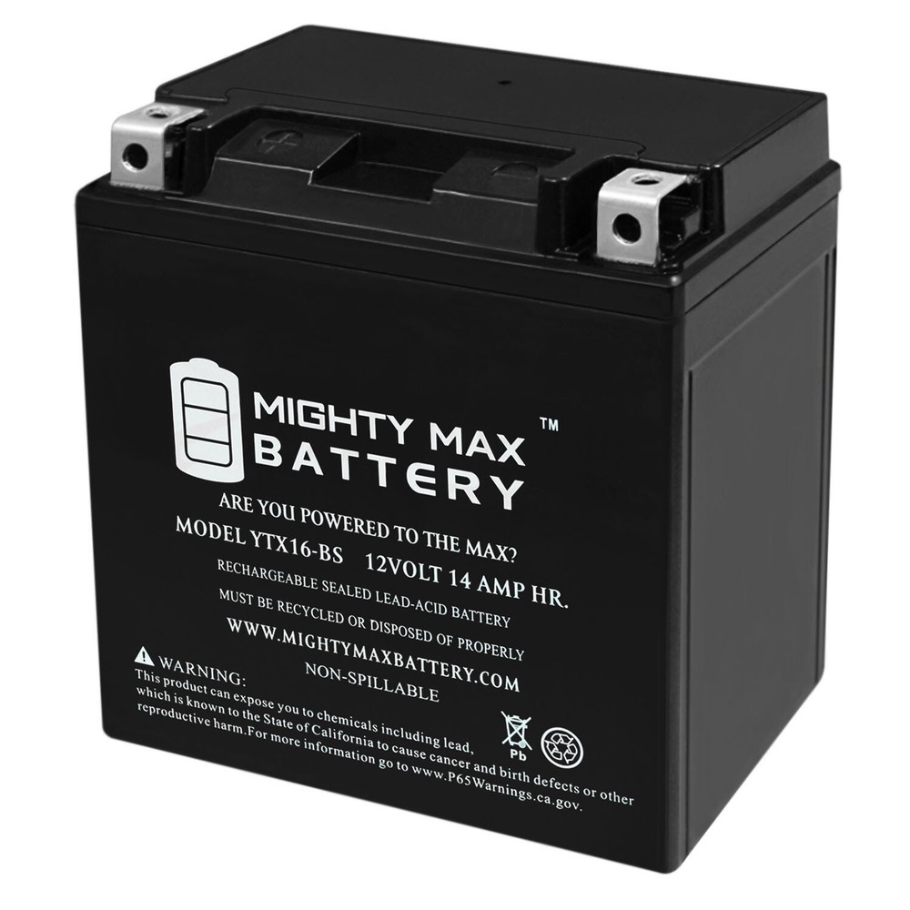Mighty Max YTX16-BS Replacement Battery for EXT16 BS