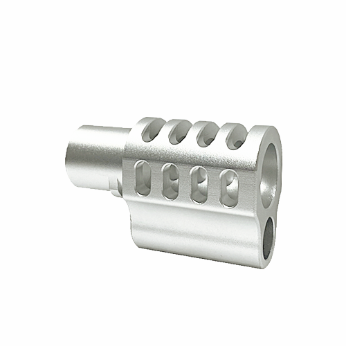 DB TAC 1911 .45 ACP Muzzle Brake Compensator Anodized Silver
