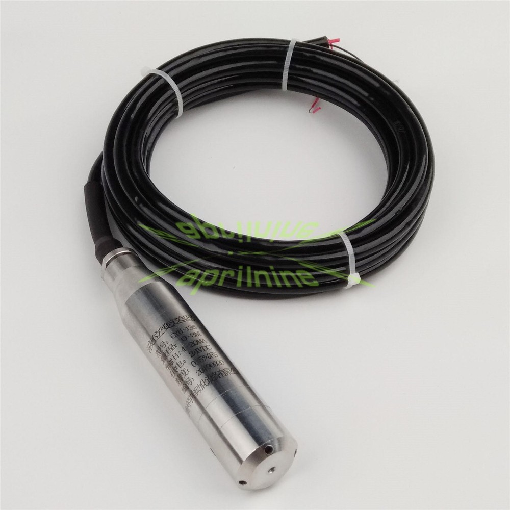 ONE 4-20MA 3.0m Range Water Level Transmitter Liquid Level Transducer Sensor NEW
