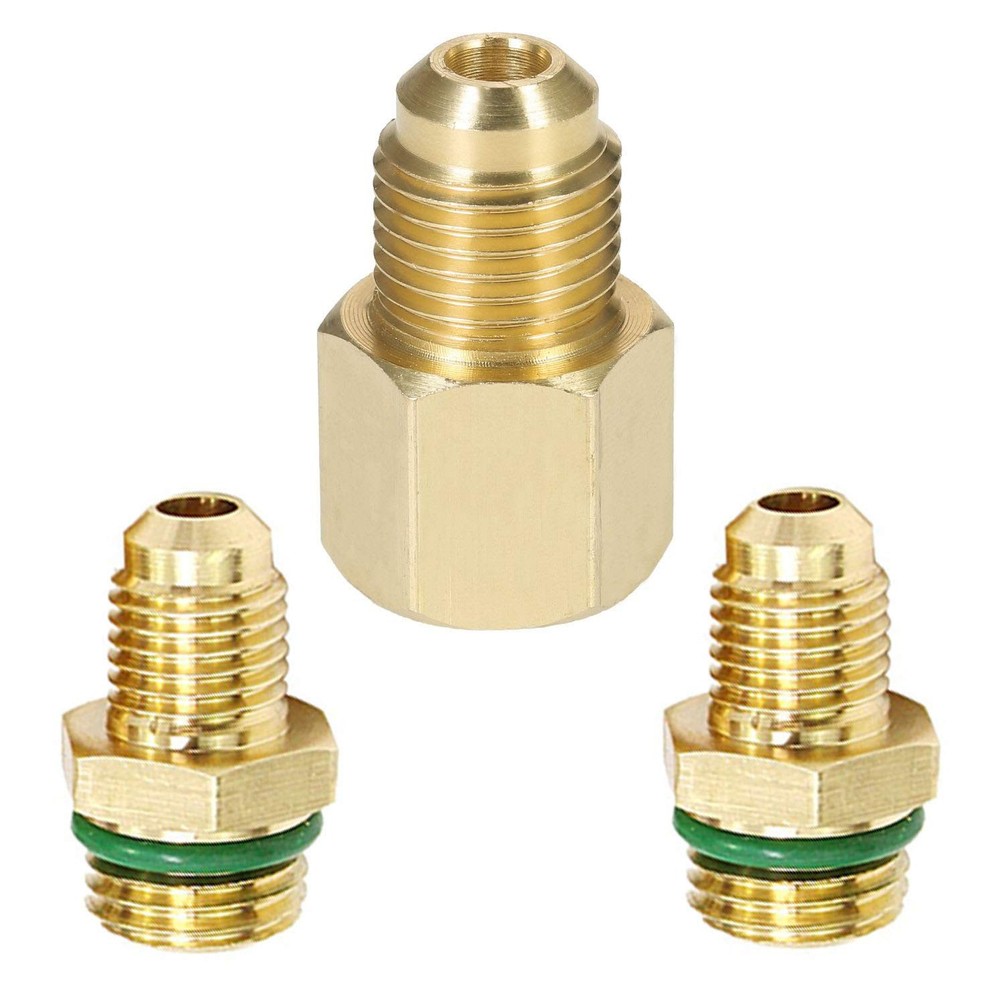 R134a Quick Coupler High Low Conversion Adapter Fittings Refrigerant Tool