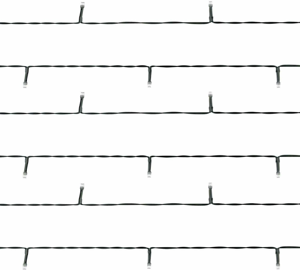 ORA LED Solar Powered String Lights with Automatic Sensor, Black, 112 Ft