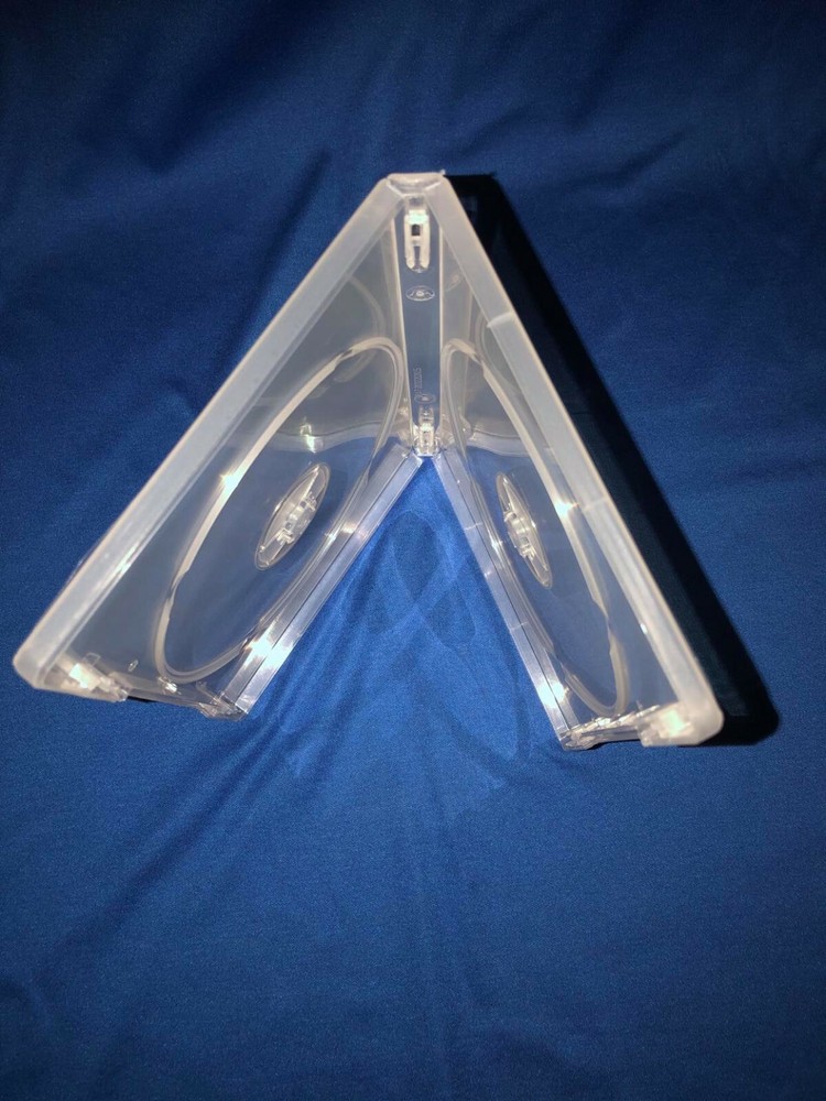 DVD COVER / CASES CLEAR - SINGLE 2 DISC - 14MM - QUANTITY 10 ONLY - SIDE BY SIDE