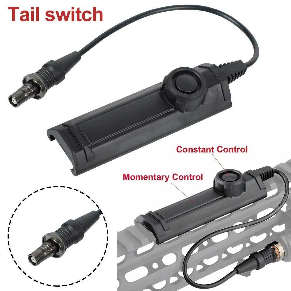 New Tactical Flashlight Tail Switch FlashLight Remote Switch for M300 M600 M952