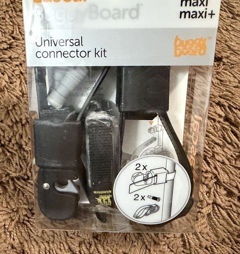 NEW Lascal BuggyBoard Universal Connector Kit Stroller Attachment Easy Install