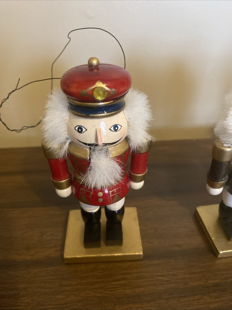 Lot of 7 NUTCRACKER ORNAMENTS