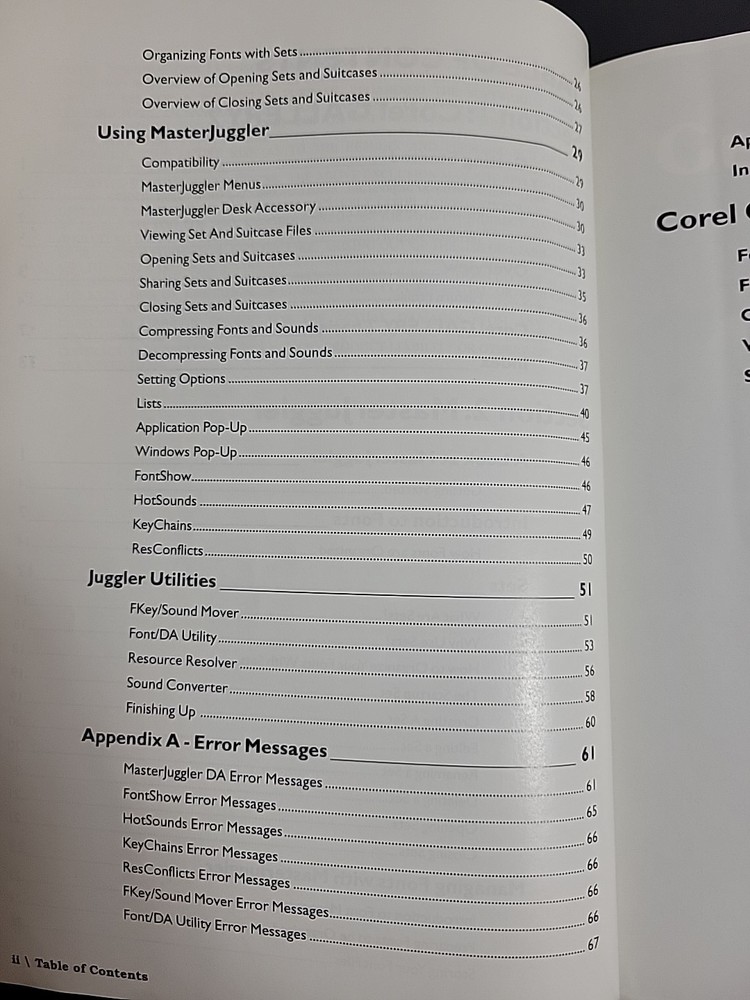 Corel Gallery 2 User Manual Rare