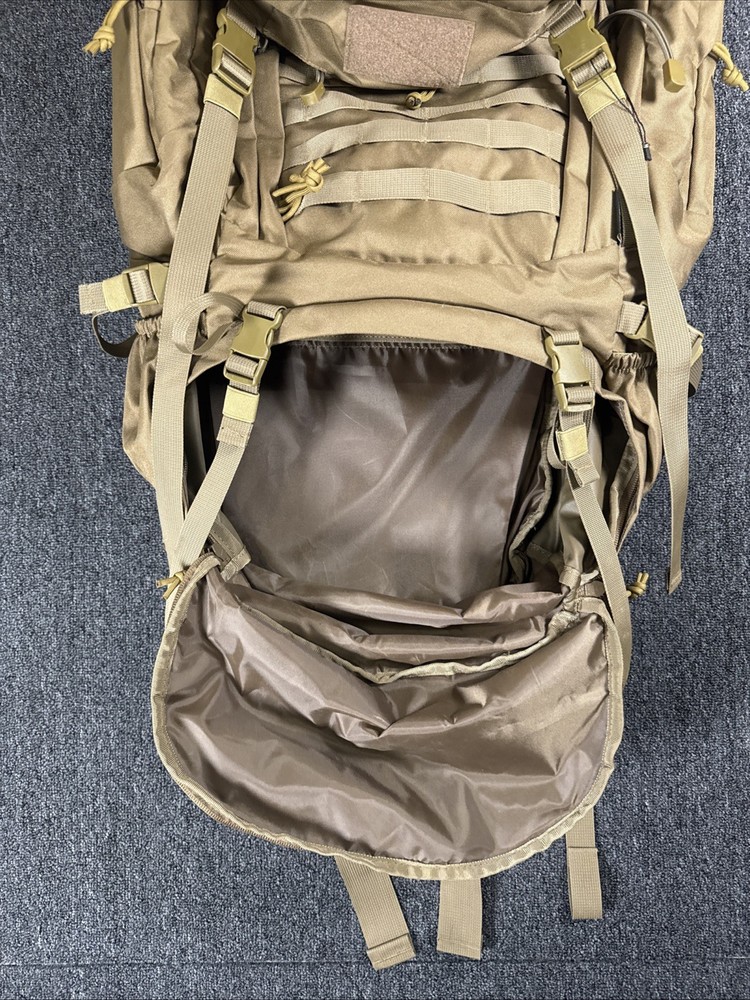 Mardingtop 75L Military Internal Frame Backpack, Khaki
