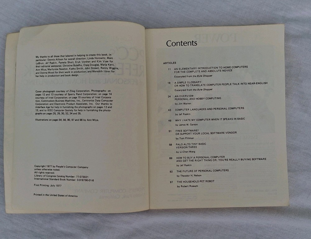 PCC's Reference Book of Personal & Home Computing DWIGHT McCABE 1st Edition