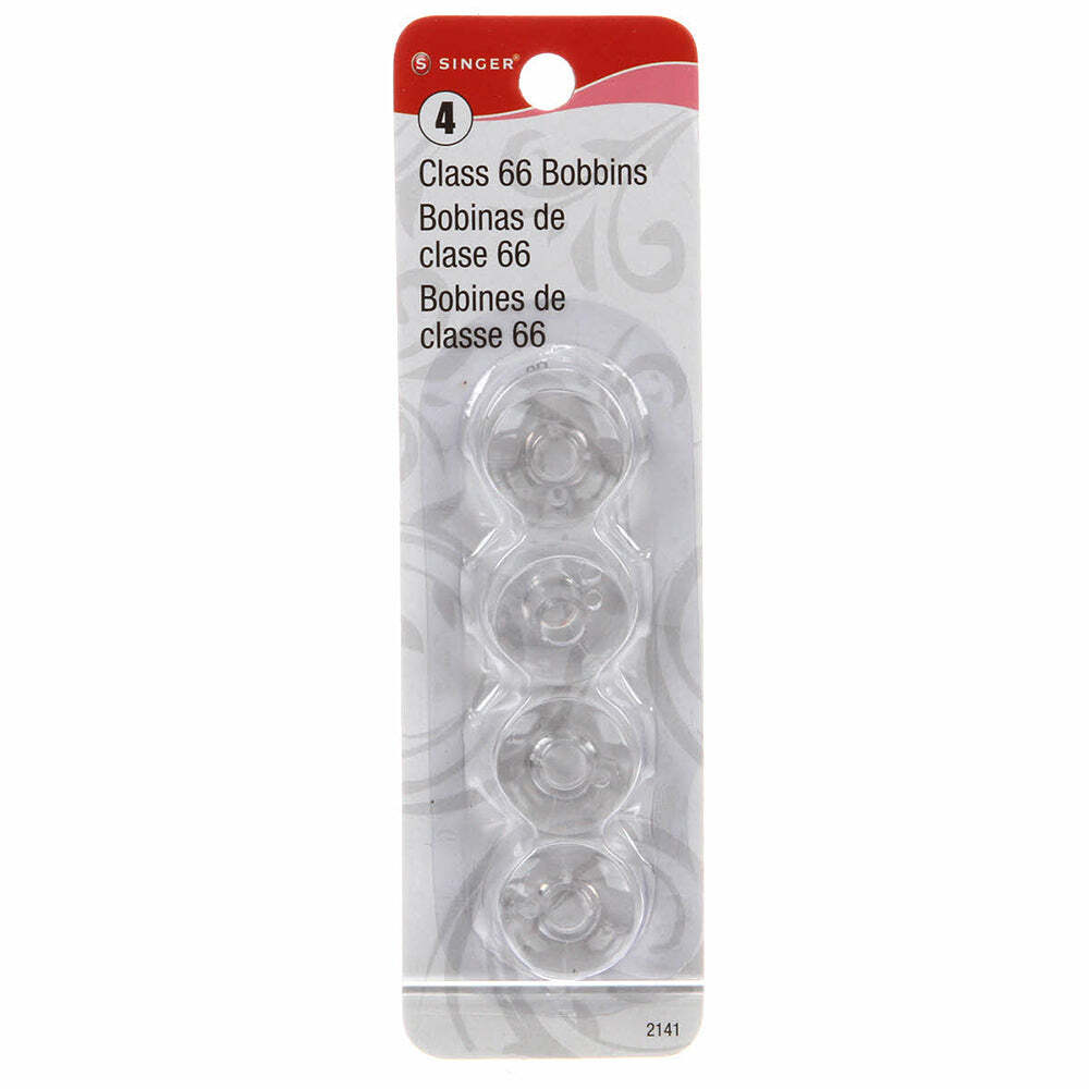 Singer, Class 66 Plastic Bobbins - 4pk