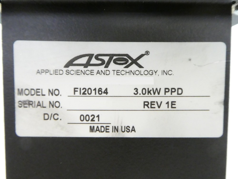 ASTeX Applied Science FI20164 Precision Power Detector Microwave RF Working