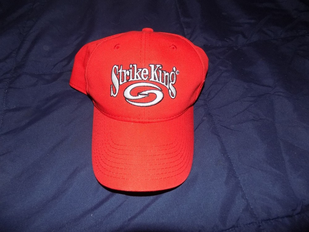 STRIKE KING FISHING HAT RED