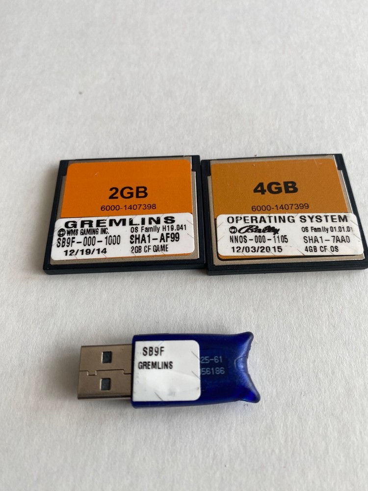 WMS GREMLINS SOFTWARE AND DONGLE BB3 STAND ALONE SB9F