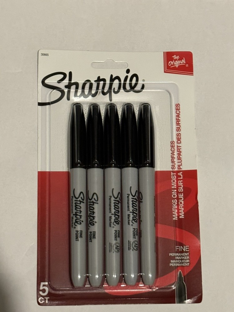 Sharpie Markers 5 Count Fine Tip