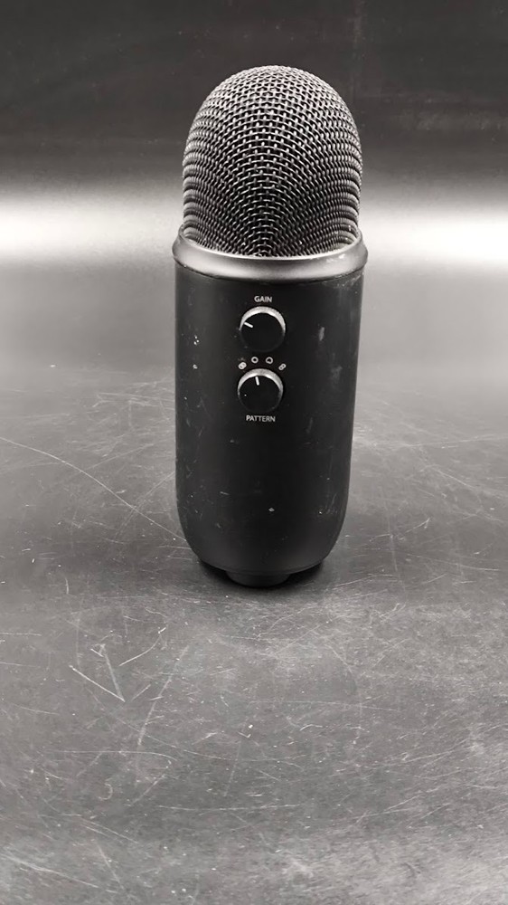 Blue Yeti Microphone Used Working Black