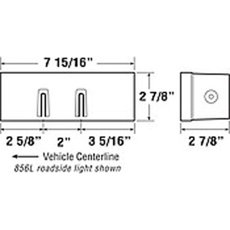 Peterson W License Light Submersible Combination Tail Light M456l