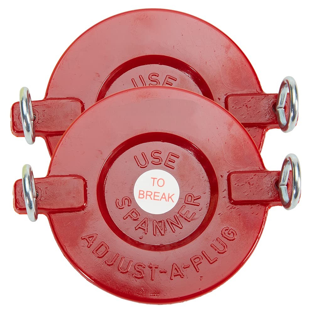 Plastic FDC Connection - Fire Department Connection Caps - Red Fire Sprinkler...