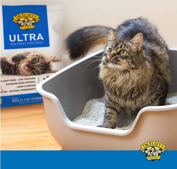 Ultra Unscented Clumping Clay Cat Litter 40 lb Multi Cat Low Dust Formula