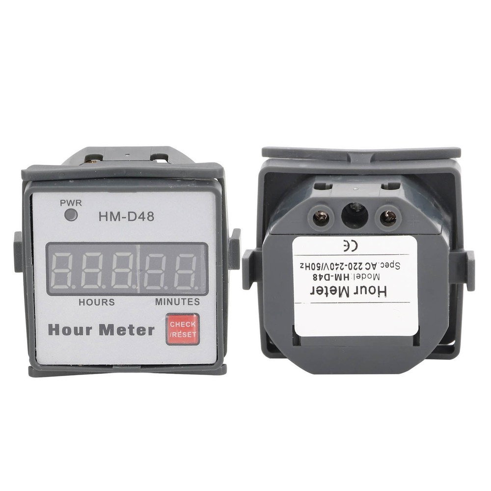 Digital Hour Meter Wide Timing Range Easy Operate For Industrial Use Premium