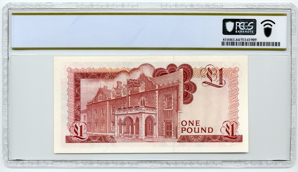 Gibraltar, 1983 £1, Pick# 20c - PCGS Choice UNC 64 PPQ