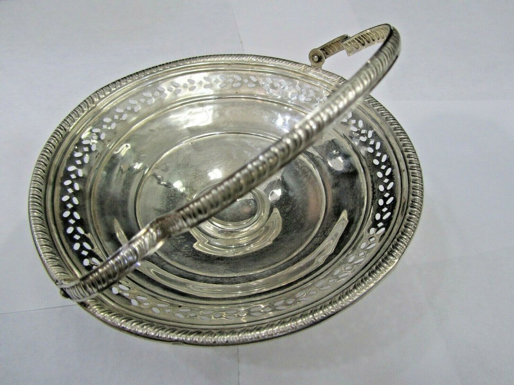 Antique Sterling Silver Basket