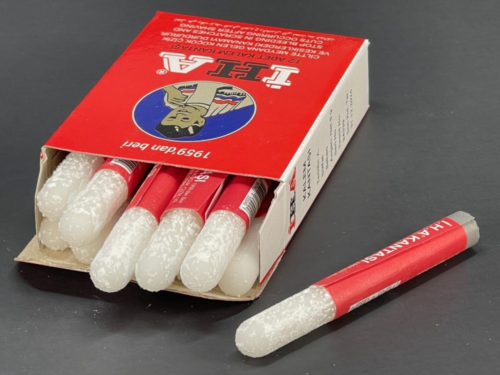 12PC IHA Styptic Pencils STOPS BLEEDING FAST FOR RAZOR CUTS