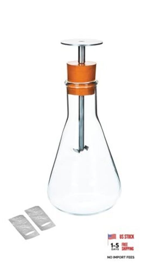Labs Aluminum Leaf Flask Electroscope
