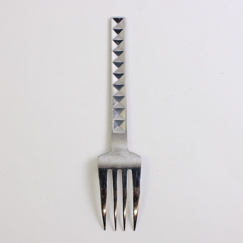 Michael Lloyd Stainless Flatware Cold Meat Serving Fork MLL13 Pattern 9.25"