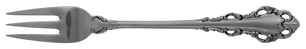 Lunt Silver Dresden Scroll  Seafood Cocktail Fork 325289