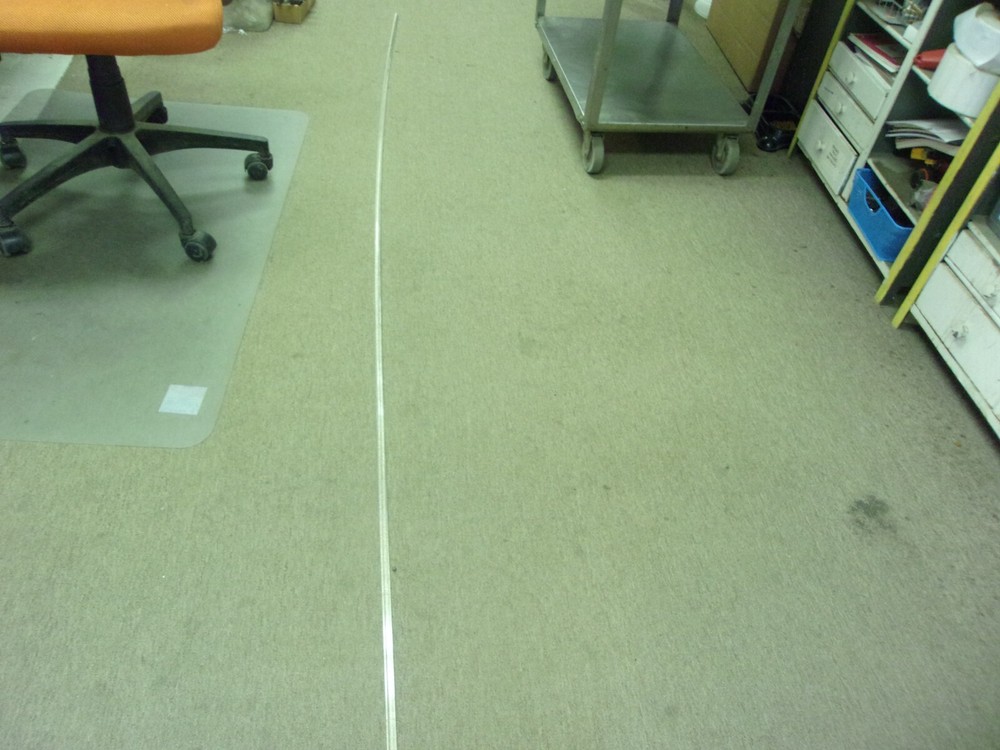96" Clear Acrylic With Snap Hook 1/2" Diam.