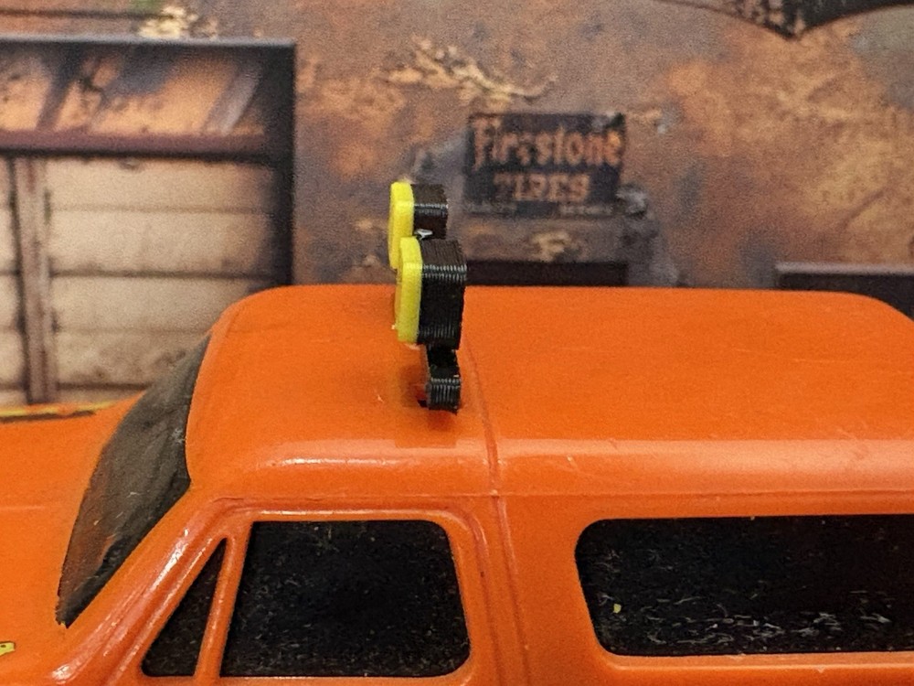 3X - 3D Printed Stomper Light Bar For Stompers