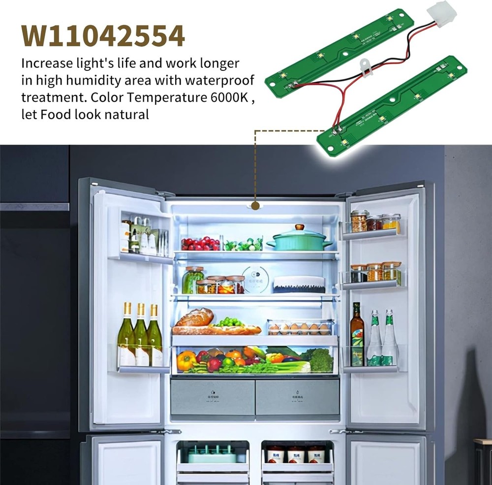 W11042554 Refrigerators LED Light Module Board For Whirlpool Maytag Refrigerator