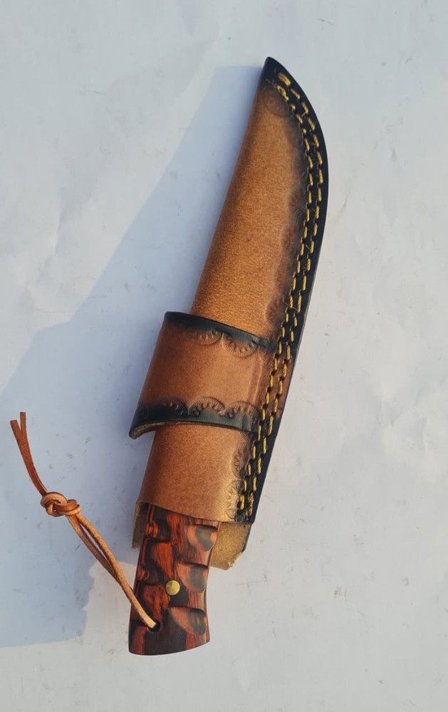 custom handmade fixed blade hunting knife