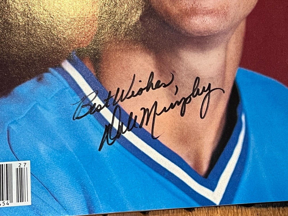 1982 Atlanta Braves Program Scorebook Signed Auto Dale Murphy JSA LOA
