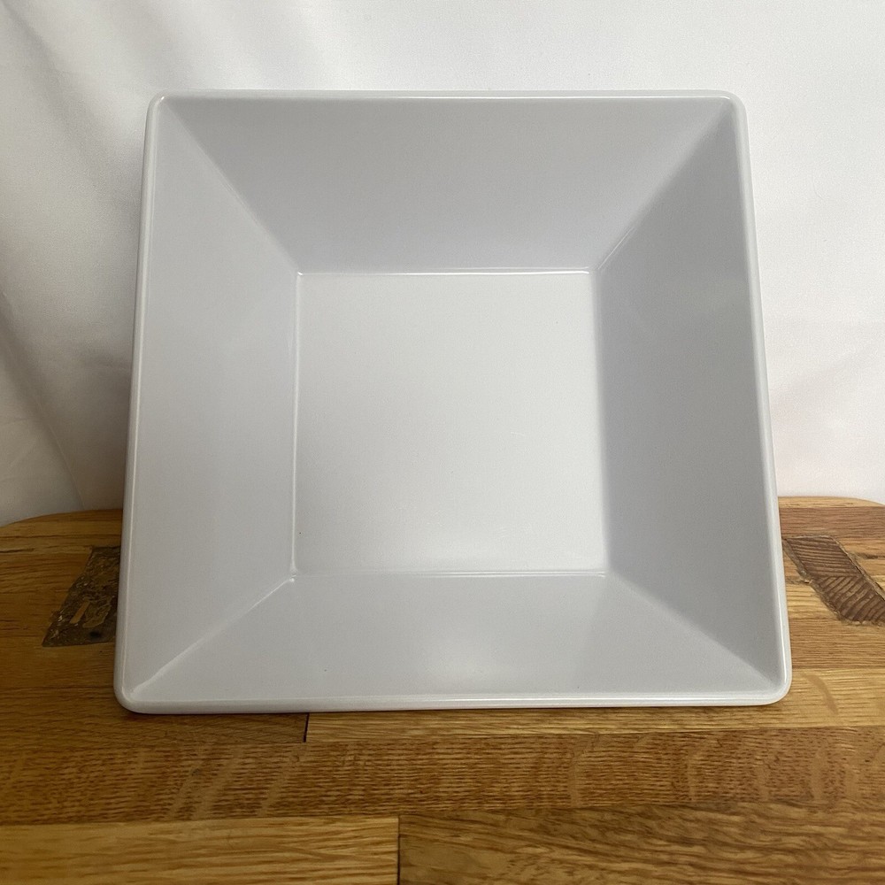 G.E.T. ML-246 White Melamine Square Dish 8"x8"x3"