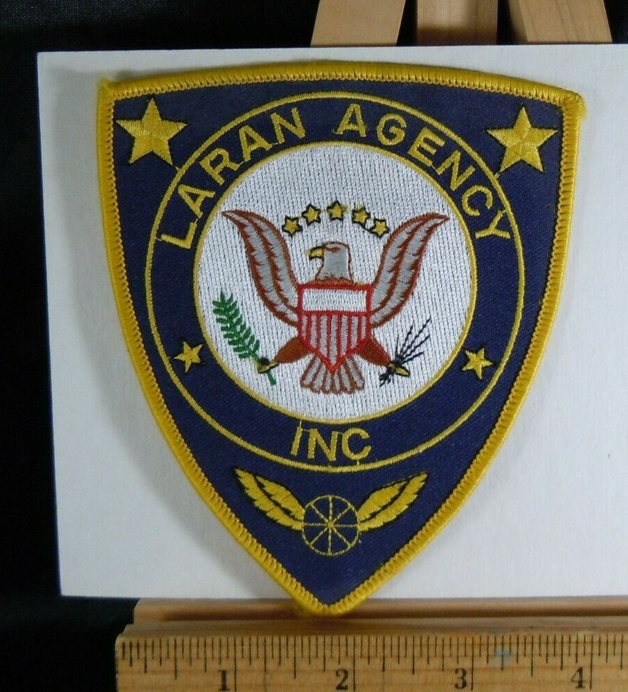 LARAN  AGENCY Inc ~ Embroidered Patch NOS