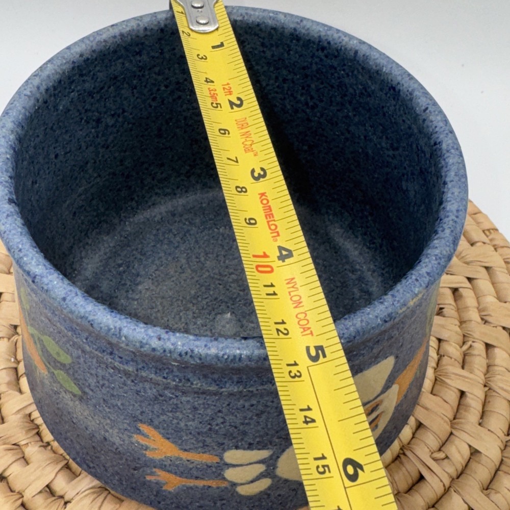 Studio Pottery Bowl Or Planter With Bird Motif