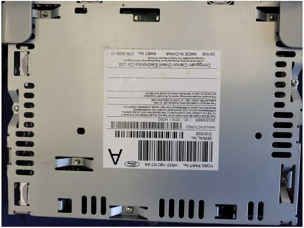 2014 Ford Mustang GT S550 Audio Control Info Panel Receiver Face Plate 2840