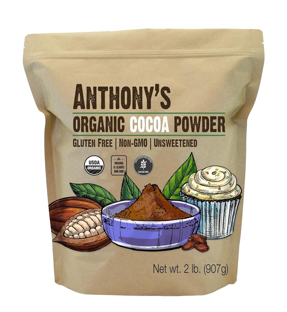 Organic Cocoa Powder, 2 lb, Unsweetened