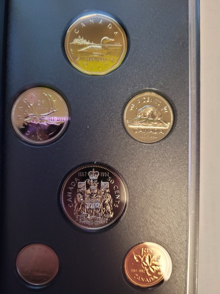 1992 Canada Specimen Set - Loon - Double Date Set