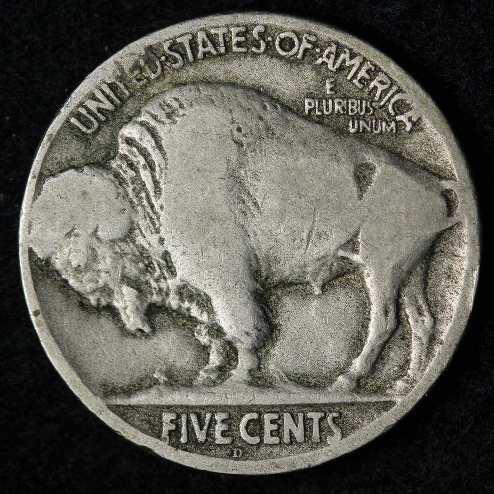 1924-D Buffalo Nickel FINE E156 GACE