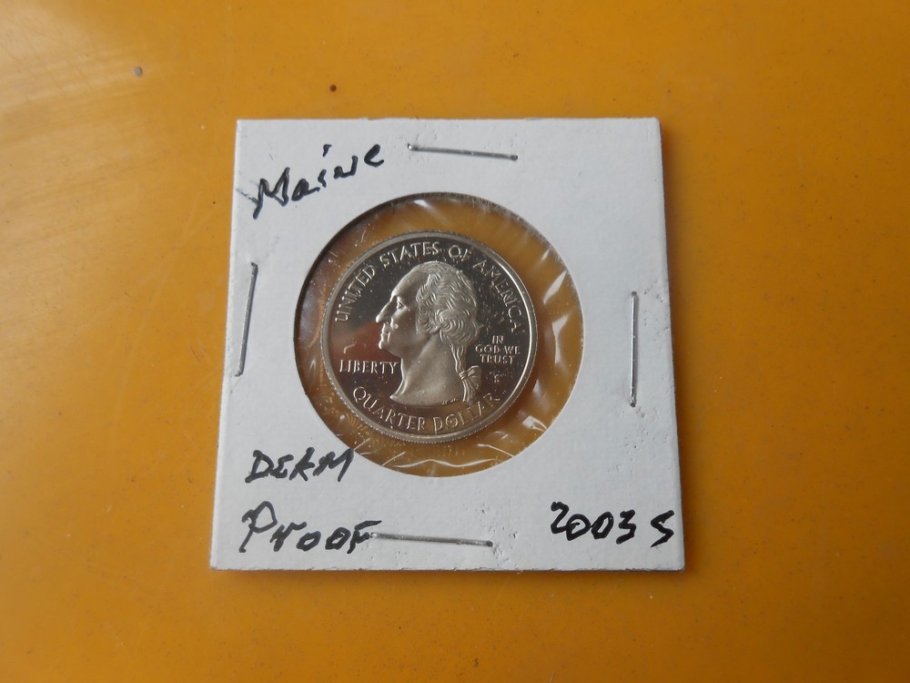 2003 S Maine STATE  PROOF QUARTER DCAM