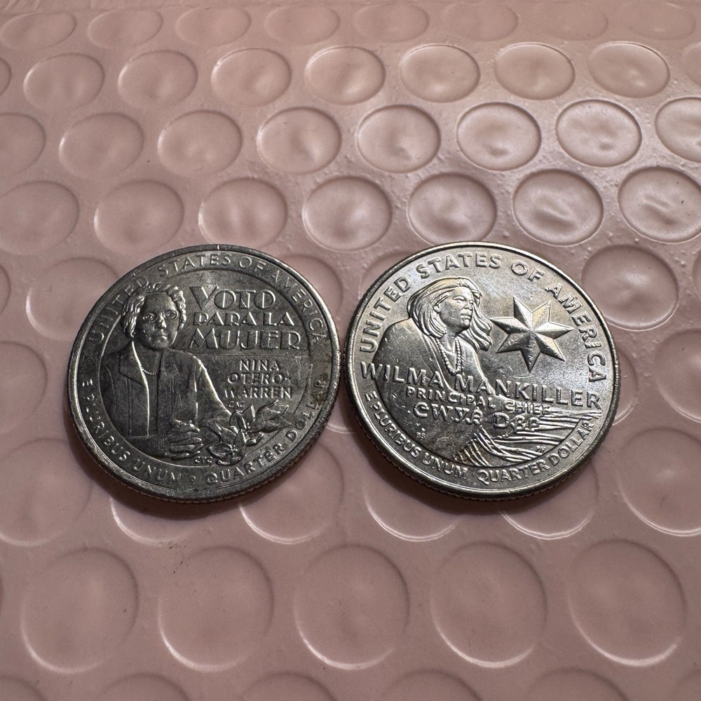 2022-D Error Quarters “In COD We Trust” Otero-Warren & Mankiller